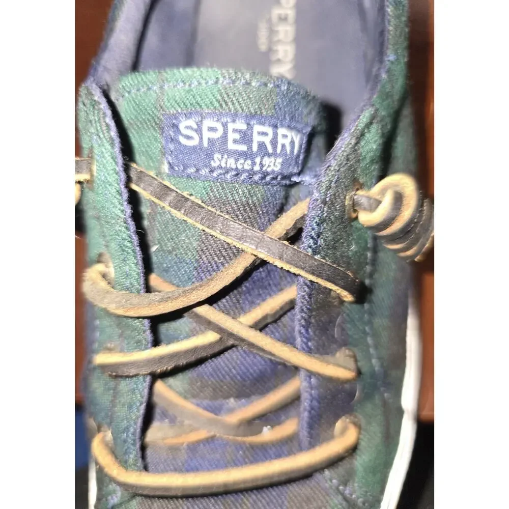 Sperry Top Sider Tartan Plaid Women's Size 8